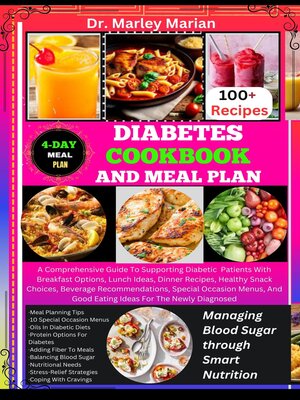 cover image of DIABETES COOKBOOK AND MEAL PLAN